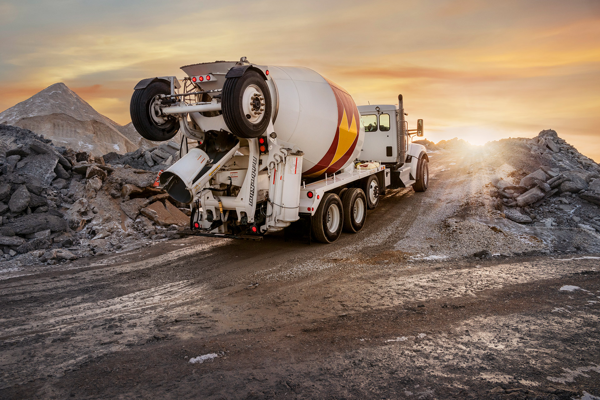 Ciment Truck Photography